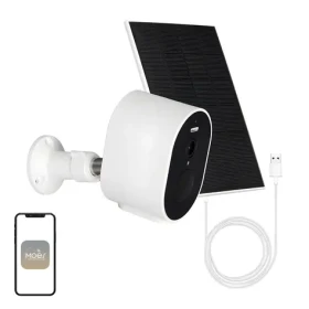 MOES WCM-S24-S / Vonkajšia IP kamera / 4MP / Wi-Fi / solárny panel / IR / IP65 (WCM-S24-S-MS)