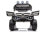 Mamido Detské elektrické autíčko Mercedes-Benz Unimog S 4x4 biele