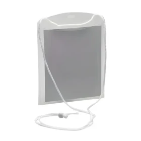 EuroSupplies IDPR M XL / Visačka / mäkký plast / šnúrka / 114 x 137 mm / 50 ks