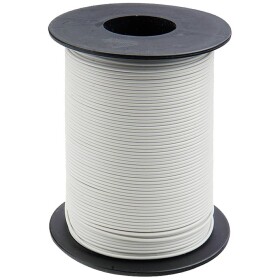 Donau Elektronik 125-S25-5 opletenie / lanko, 1 x 0.25 mm², biela, 25 m; 125-S25-5