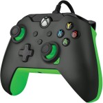 PDP Wired Controller - Neon Black zelená / Herný ovládač / drôtový / USB / 2.4m / Xbox Series X/S Xbox One PC (049-012-GG)