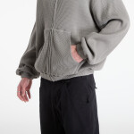 Mikina ROA Bee Sun Faded Organic Waffle Zip Up Hoodie Grey XL