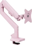 Arozzi Alzare Neo ružová / Stolový držiak monitora / VESA 75-100 mm / do 9 kg / náklon ±45 ° / otočenie 360 ° (AZ-ALZARE-NEO-PNK)