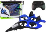 LeanToys Samolot Dron RC Modrý Myśliwiec Zdalnie Sterowany Pilot LEAN Toys