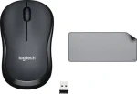 Logitech M220 Silent + Studio Series šedá / Set bezdrôtová myš a podložka