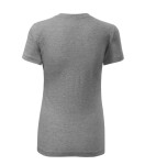 Klasické nové tričko dámske tmavosivé zvýraznenia 2XL