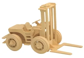 Woodcraft Drevené 3D puzzle Vysokozdvižný vozík prírodný