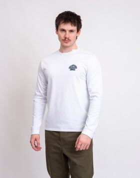 Patagonia M's L/S Great Waves Responsibili-Tee® Fiber White S