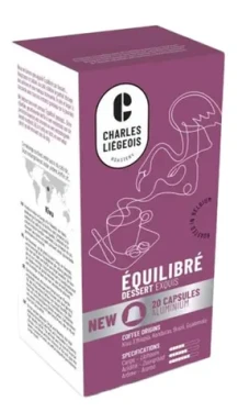 Charles Liégeois Équilibré Nespresso 20 ks / Kapslová káva (DE20)