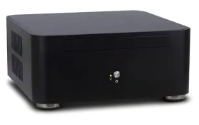 Inter-tech A80S čierna / Skriňa / Mini ITX / hliníková / zdroj 60 W / 2x USB 3.0 (88881303)