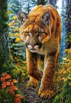 Castorland 152261-2 Puzzle Puma americká v lese