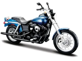 Maisto Harley-Davidson 2004 Dyna Super Glide Šport modrá