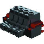 Weidmüller zásuvkové púzdro na kábel BU/SU Počet pólov 4 Raster (rozteč): 10.16 mm 1924640000 20 ks; 1924640000