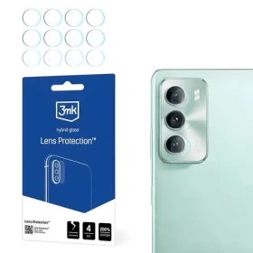 3mk Lens Protection Oppo Reno 12 Pro / Ochranné sklo na fotoaparát / Hybridné sklo / 4 ks