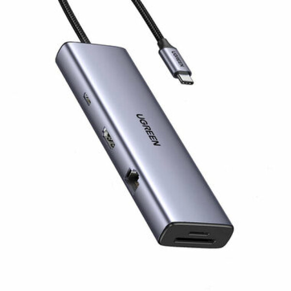 Ugreen CM498 USB Hub USB-C 3x USB HDMI VGA