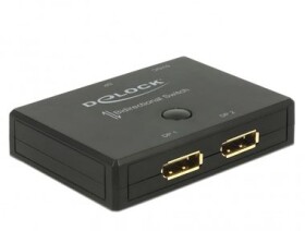 DeLock DisplayPort 2 - 1 obojsmerný Switch 4K 60 Hz (18750-D)