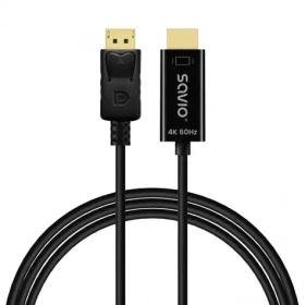 Kábel DisplayPort na HDMI CL-189 / Prepojovací kábel / 4K/60Hz / 1,5 m (SAVKABELCL-189)