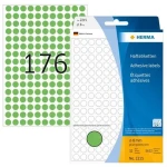 Herma Etikety okrúhle zelené 8 mm / Papierové / 5632 ks (2215)