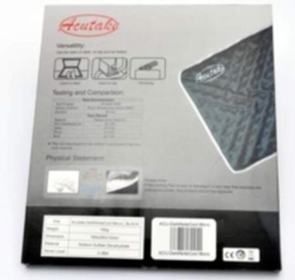 ACUTAKE ACU-DarkNoteCool Micro 180 * 280mm (new technology notebook pad) (ACUTAKEACU-DARKNOTECOOLMICRO)