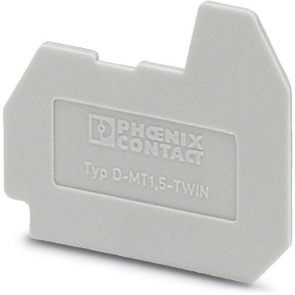 End cover D-MT 1,5-TWIN 3002979 Phoenix Contact; 3002979