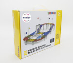 Mamido Mamido Magnetická stavebnica pretekárska dráha s elektrickým autíčkom 137 dielov MT1465