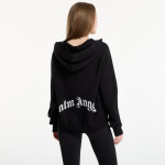 Mikina Palm Angels Curved Logo Knit Hoodie UNISEX Black/ Off White XXL