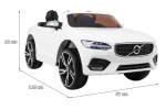 Mamido Detské elektrické auto Volvo S90 biele