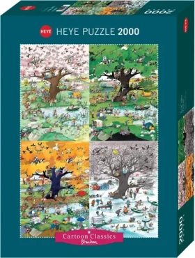 HEYE Puzzle Cartoon Classics: Štyri ročné obdobia