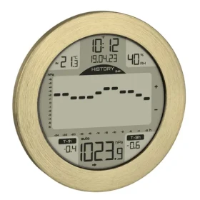 TFA METEOMAR 35.1124.53 zlatá / Meteostanica / barometer / teplota a vlhkosť / rádiom riadené hodiny / rozšíriteľná (TFA35.1124.53)