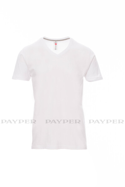 Pánske tričko Payper V-NECK Farba: Biela, Veľkosť: 5XL (0001030026000005XL)