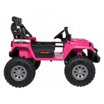 Mamido Elektrické autíčko Extreme Sport 4x4 s premenlivou veľkosťou ružové
