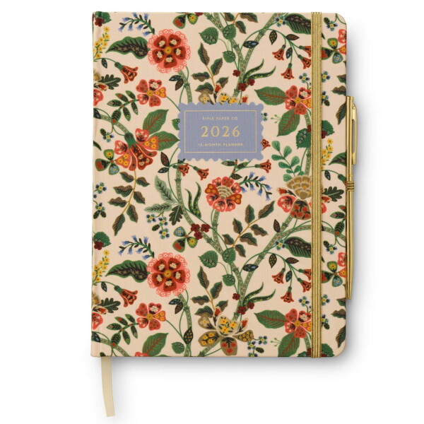 Rifle Paper Co. Plánovací diár 2026 Grácie s perom