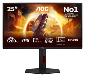 24.5" AOC 25G4ZR / Monitor / Fast IPS / 1920x1080 / 260Hz / HDMI + DP (25G4ZR)