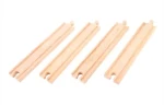 Bigjigs Rail Dlhé rovné koľaje 21cm 4ks