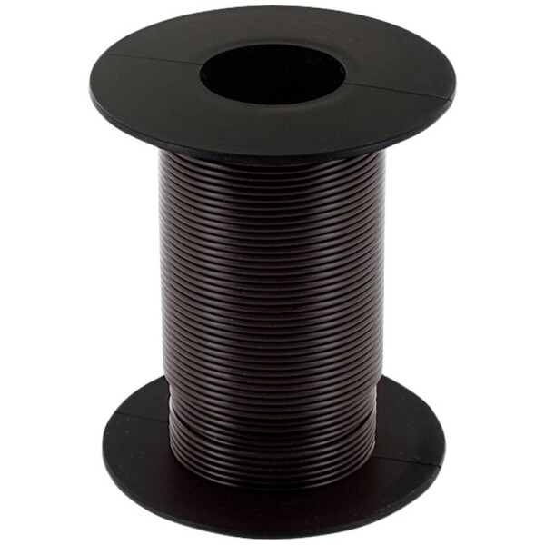 Econ connect KL025SW25 opletenie / lanko, 1 x 0.25 mm², čierna, 25 m; KL025SW25
