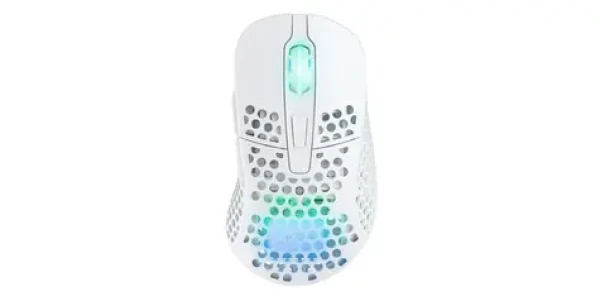 XTRFY M4 Wireless RGB biela / bezdrôtová herná myš / optická / 19000 DPI / 6 tlačidiel / 2.4 GHz (M4W-RGB-WHITE)