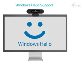 I-TEC SOLOMON WH200 čierna / Webkamera / 2K / USB-C / Windows Hello / Mikrofón (CAMSOLOMON2KW200)