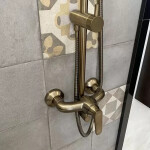 OMNIRES - ART DECO sprchový stĺp, bronz kartáčovaná AD5144BR