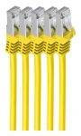 Shiverpeaks Cat7 S/FTP žltá / Patch kábel / 0,5 m / RJ-45 / LSZH (BS75511-0.5Y-SET5)