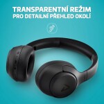 Lamax NoiseComfort2 ANC čierna / Bezdrôtové slúchadlá s mikrofónom / Bluetooth 5.3 / USB-C / cestovné puzdro (LXOHMNCANC2BA)