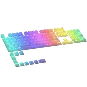 Glorious vymeniteľné klávesy Polychroma RGB (ANSI US) - semitransparentné / PBT / 104 ks / ANSI US layout (GLO-KC-POLY-RGB)