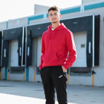 Joma Montana Mikina s kapucňou Red XXS