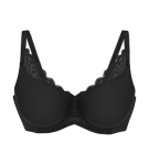 AMOURETTE - Minimizer: minimalizačná podprsenka s čipkou Triumph BLACK 80E