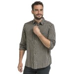Bushman Pánska kockovaná košeľa Arsuk, modrá XL