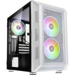 Kolink Citadiel MESH RGB biela / M-ATX / 2xUSB 3.0 + 1xUSB 2.0 / 3x120 mm ARGB / bez zdroja / priehľadná bočnica (CITADEL MESH RGB WHITE)