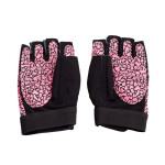 Gymnastické rukavice Pink/Gray W HMS RST03 r.S ženy NEPLATÍ