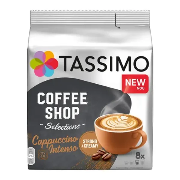 Jacobs Cappuccino INTENSO Tassimo 8 ks / Kapslová káva (8711000707432)