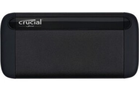 Crucial X8 1TB čierna / 2.5 USB-C / R: 1050 MBs / 3y (CT1000X8SSD9)