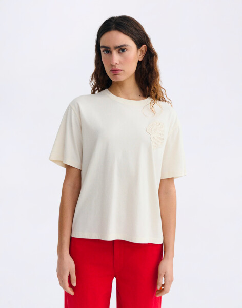 Thinking MU Shell Lucia Tee ECRU M