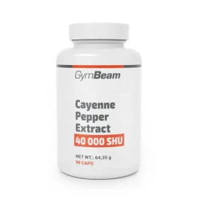 Extrakt z kajenského korenia - GymBeam (90 kaps.) (108427-1-90caps)